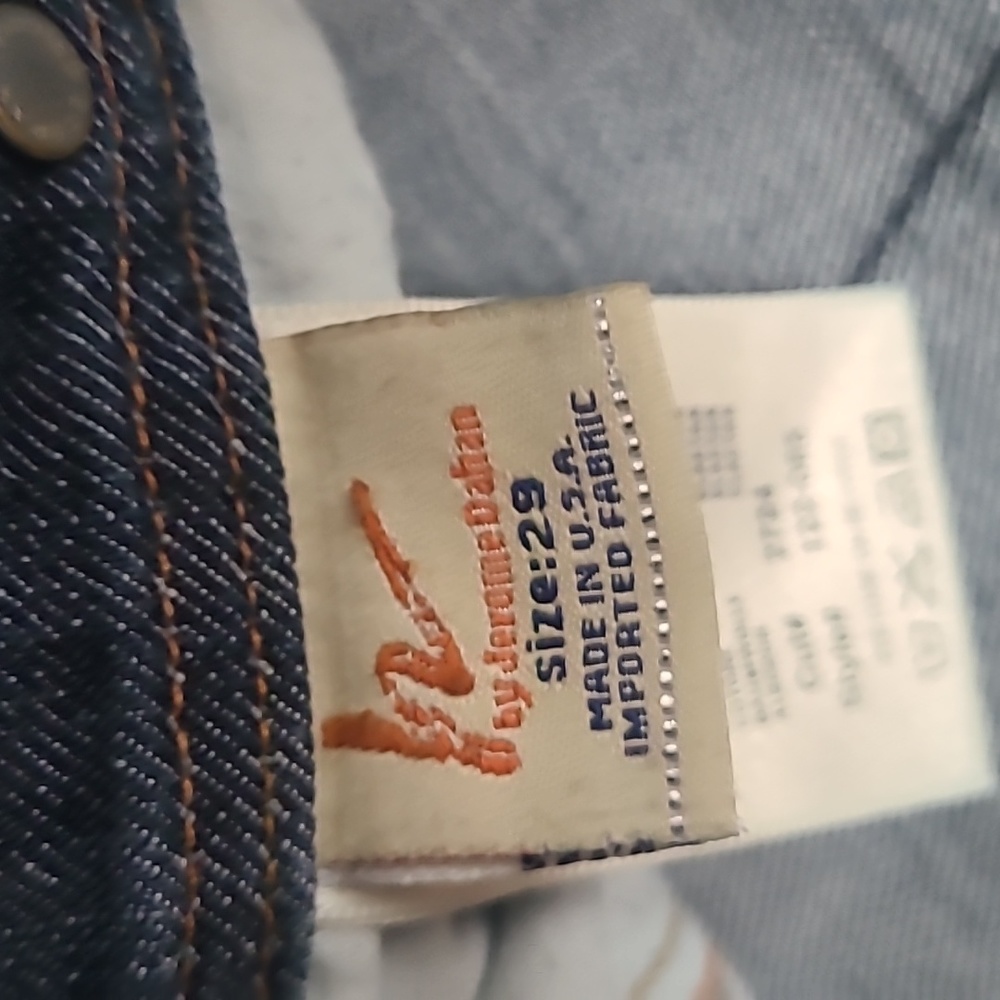 Citizens of Humanity Women's Jeans Straight Leg Size 29 Blue w/ Belt Wrap BOGO - Picture 9 of 15